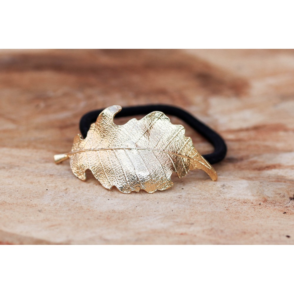 Little Lace Diana Gold Leaf Hair Band