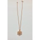 Little Lace Rose Necklace Rose Gold