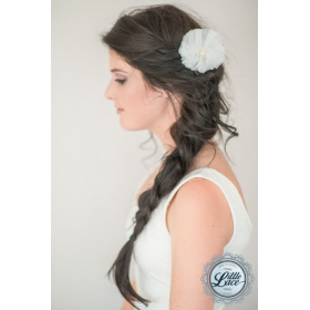 Little Lace: Tulle Flower Hair Comb